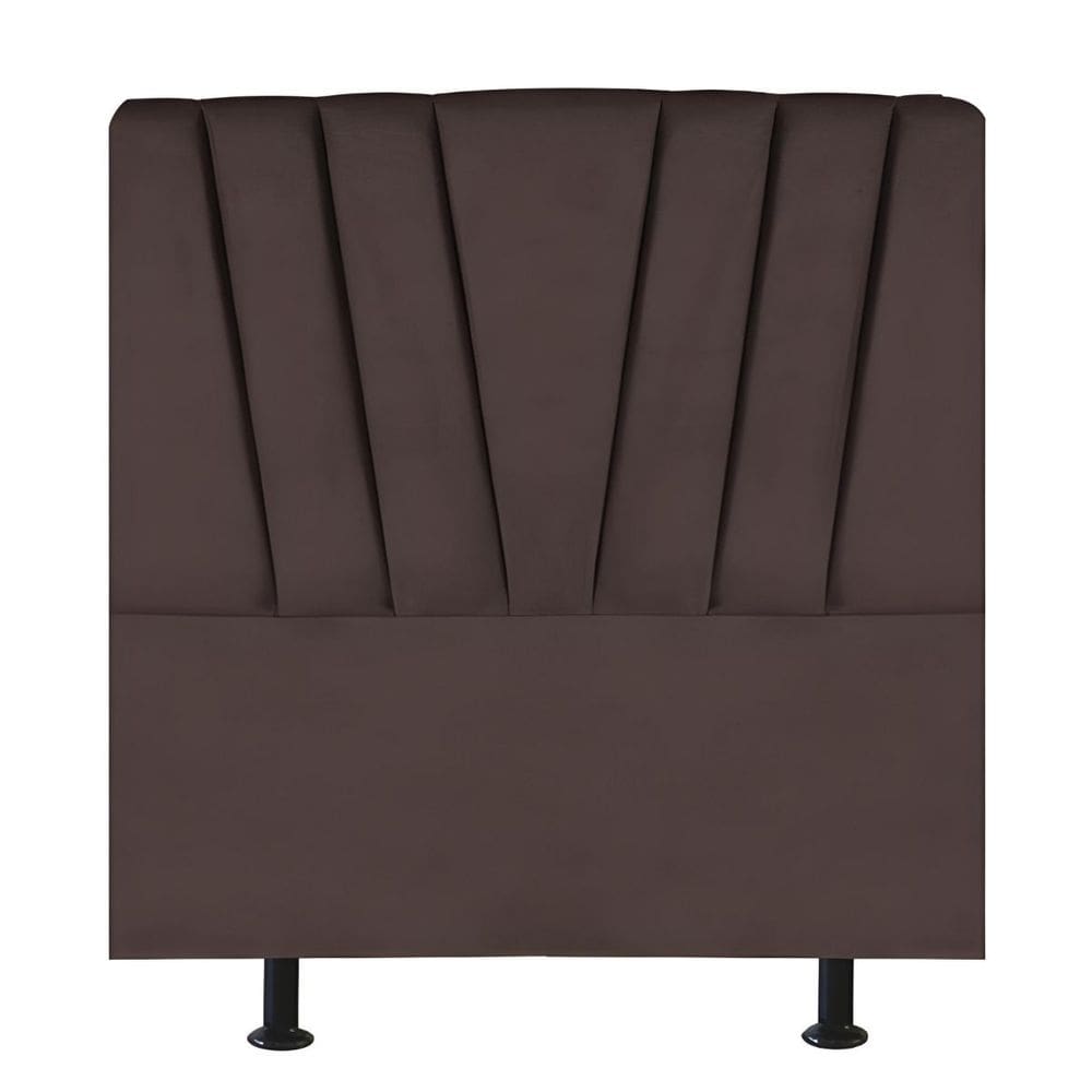Cabeceira Estofada Cama Box Solteiro 90 cm Malu Linho