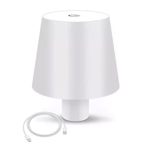 Luminaria Abajur de Garrafa Led Mesa Recarregavel USB Touch Portatil Iluminaçao