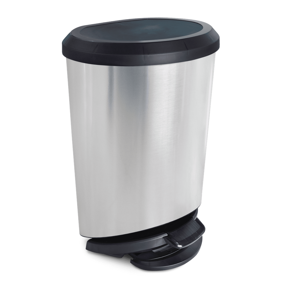 Lixeira com Pedal Label Inox 20 Litros Arqplast
