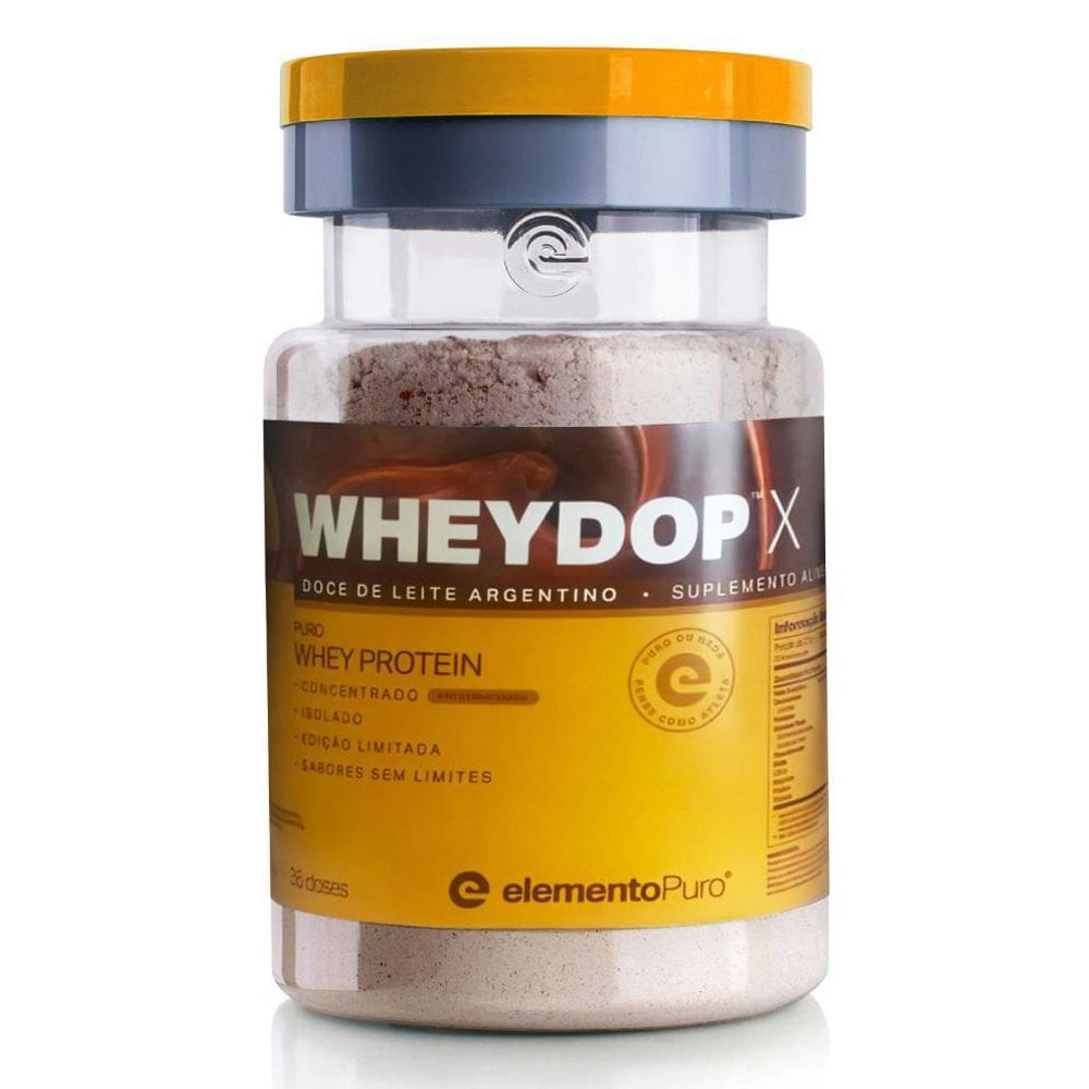 Wheydop X 900g - Proteína Concentrada Sabor Doce de Leite