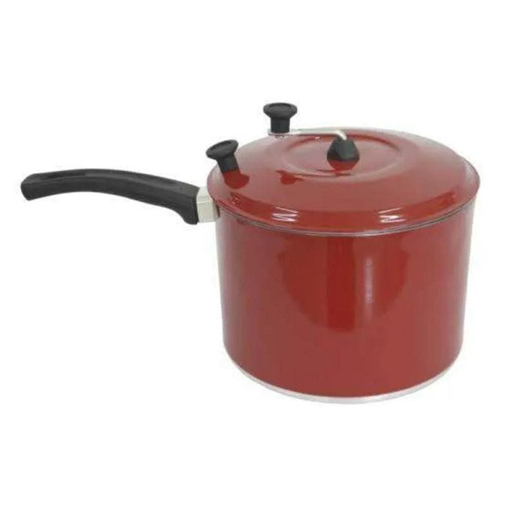 Pipoqueira De Alumínio Vermelha 4,5L - Código Pl0092