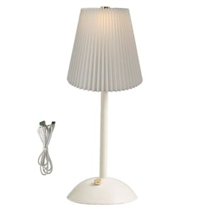 Luminaria Abajur Mesa 3 Tons Led Bateria Recarregavel USB Casa Trabalho Quarto Cabeceira Sala Escritorio Recepçao Moderno Iluminaçao Decoraçao
