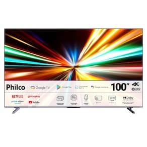 Smart TV 100 Philco Qled Google TV 4K P100SGA