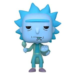 Animação Funko Pop Rick & Morty Holograma Rick com frango