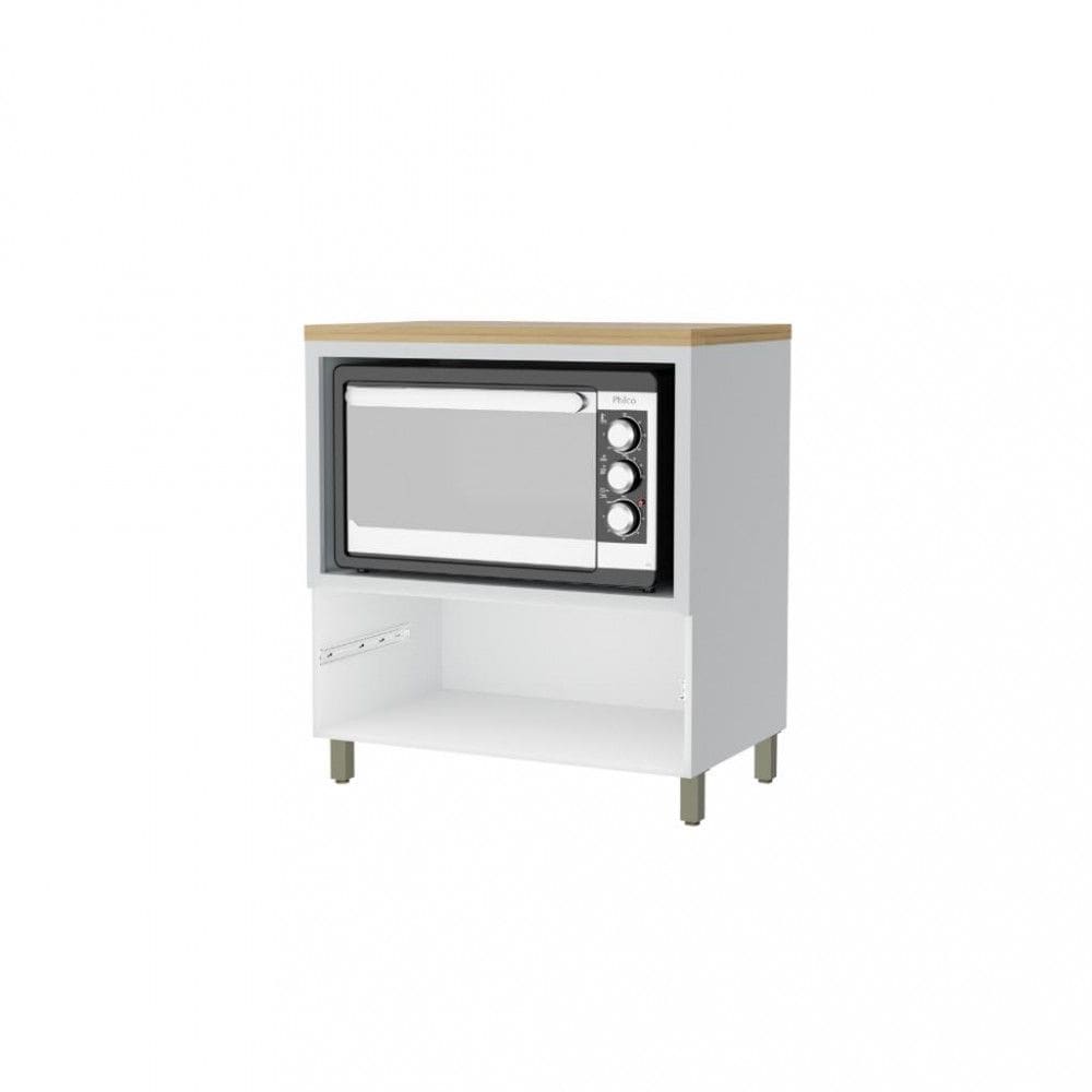 Balcão com Tampo Para Forno  100 MDF 1 Gaveta 80cm Marquesa Nesher
