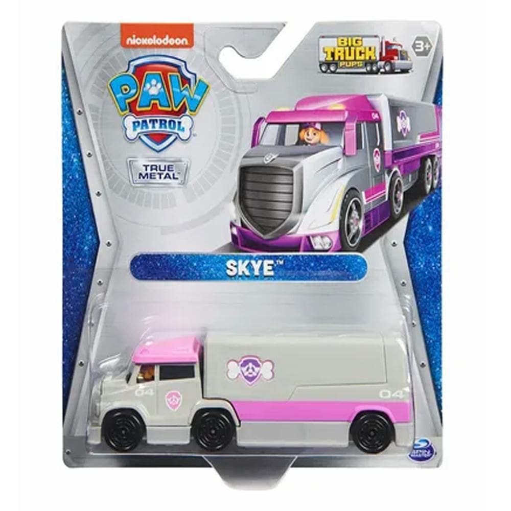 Patrulha Canina Big Truck 1:55 True Metal Sunny Brinquedos