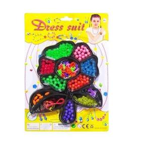 Kit Miçangas Infantil 119 Peças Pulseiras Bijuterias Colares