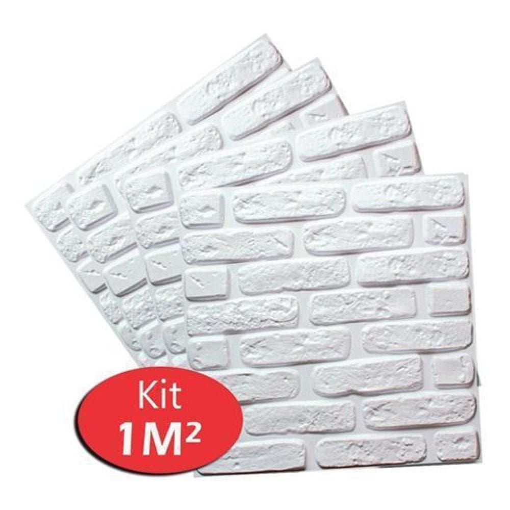 Placas Decorativas 3D M Revestimentos Parede Teto Tijolinho