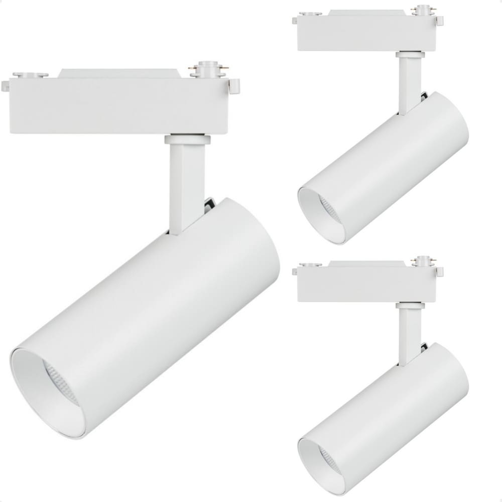 Kit 3 Spot Led MR16 para Trilho Eletrificado Branco 110/220v 6500K Frio