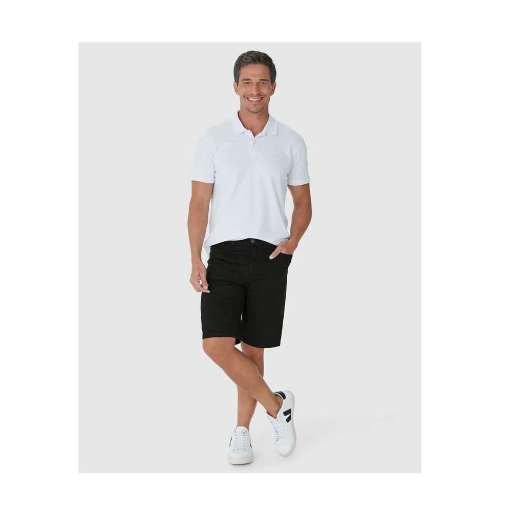 Bermuda Masculina Sarja Tradicional Color Malwee Ref. 124539