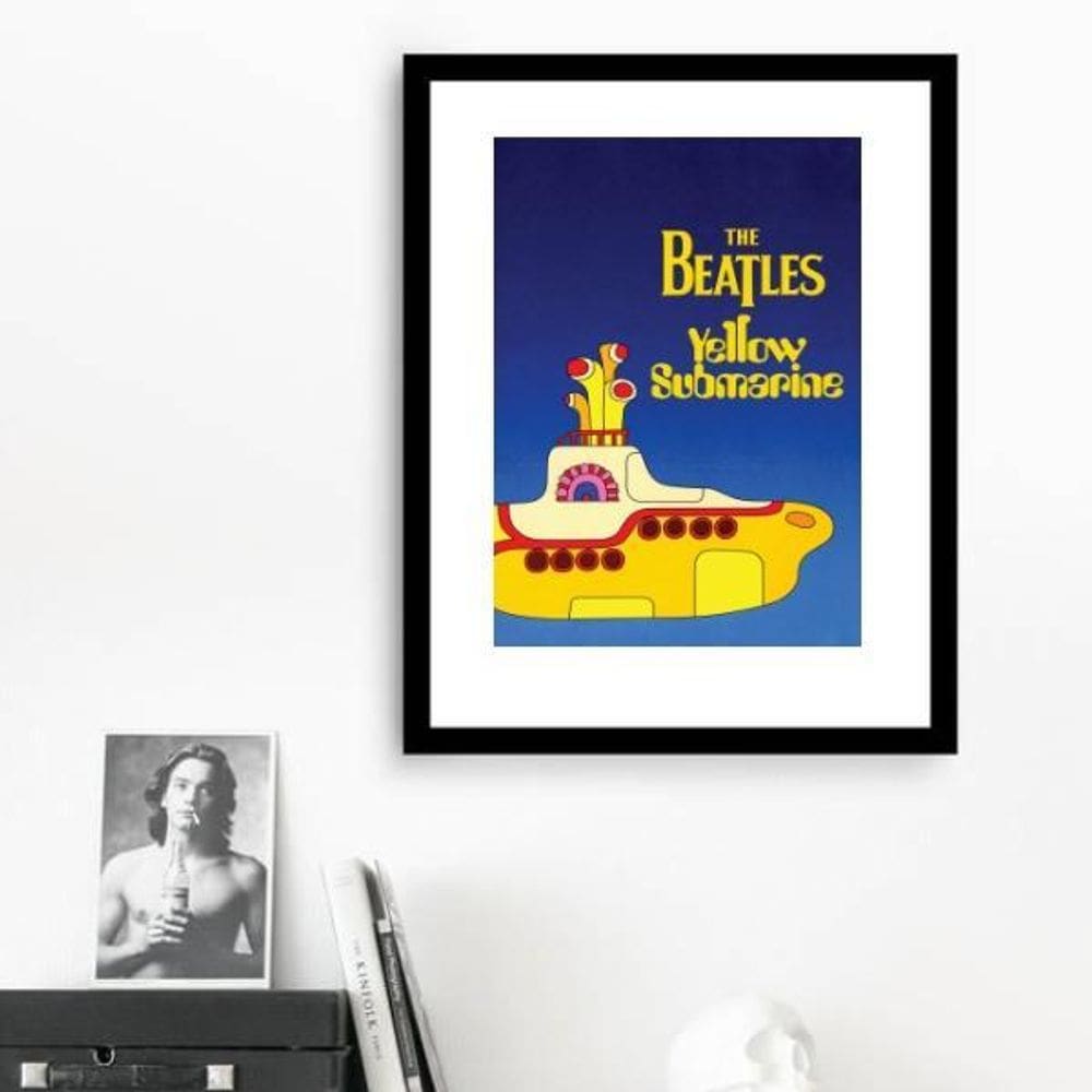 Quadro Yellow Submarine - Beatles - 60X48Cm