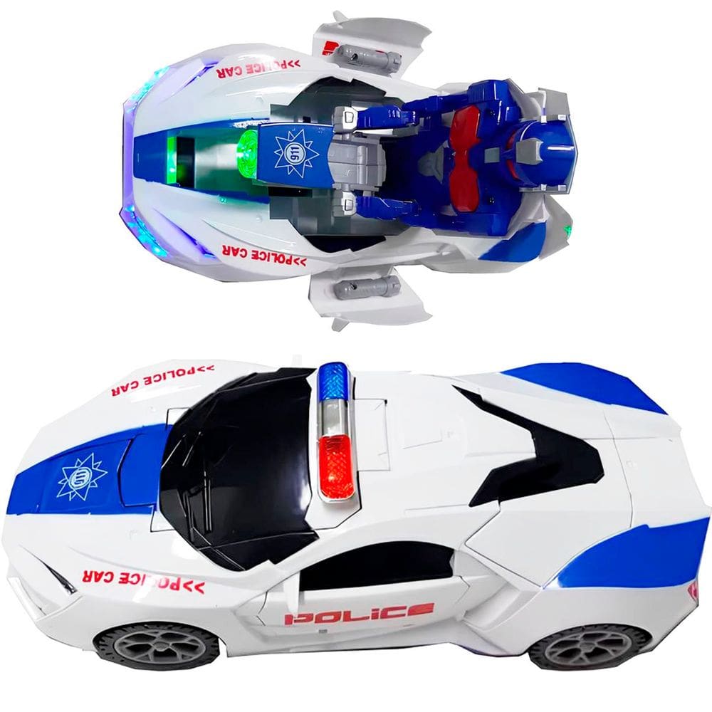Carrinho Lamborghini Transformers Brinquedo Elétrico LED Som