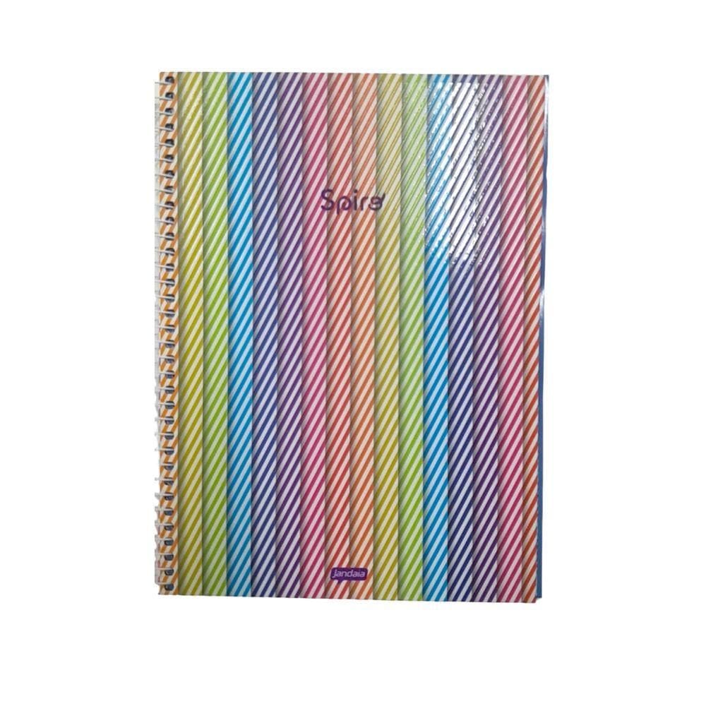 Caderno Univ. 10 Mat 160 Folhas Spiro Capa 1 - Jandaia