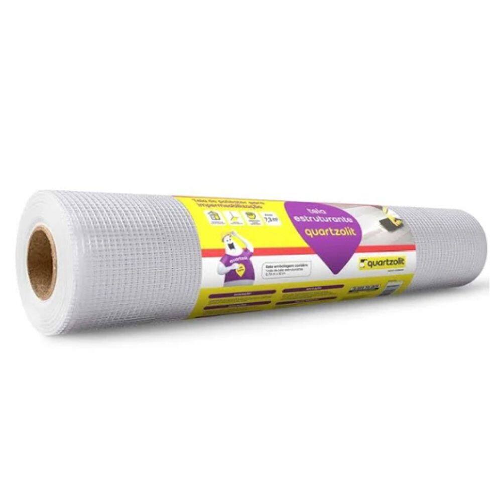 Kit 2 Tela Estruturante Rodapé Ralos 73cm x 10m Quartzolit