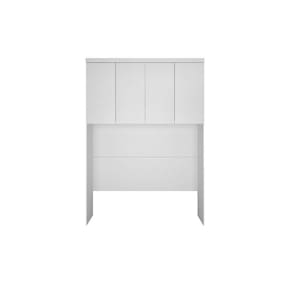 Modulado De Quarto Armário Ponte Aéreo Casal Rizon C- 4 Portas Branco - Novo Horizonte
