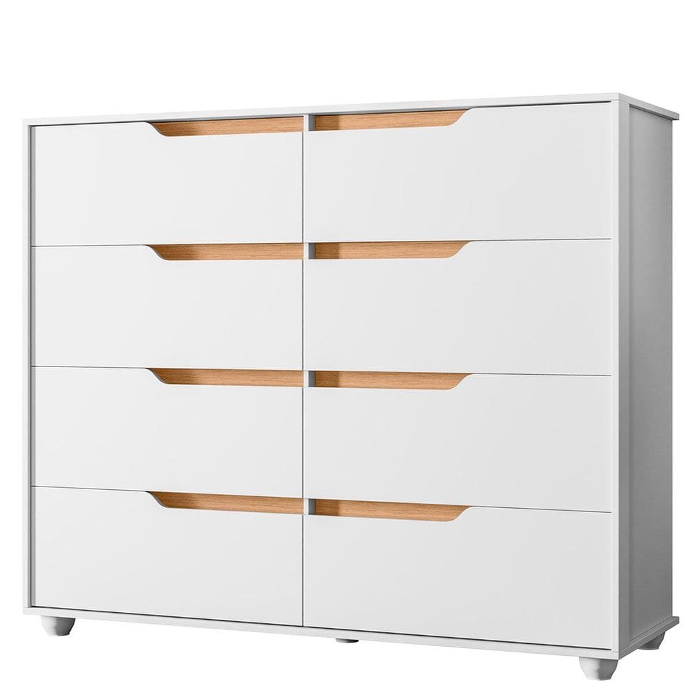 Cômoda Grande 8 Gavetas Doble Flex