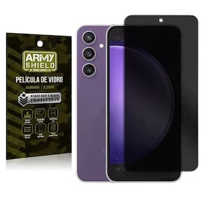 Película Privativa Galaxy S24Fe de Vidro 3D Blindada - Armyshield
