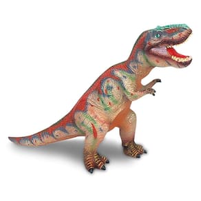 Brinquedo Dinossauro Tiranossauro Rex Marrom 40Cm Zoop Toys