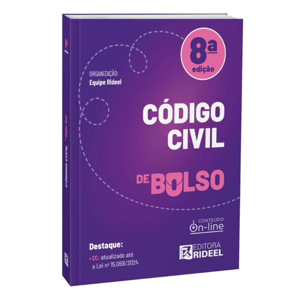 Código Civil - CC de bolso - 2025 Rideel