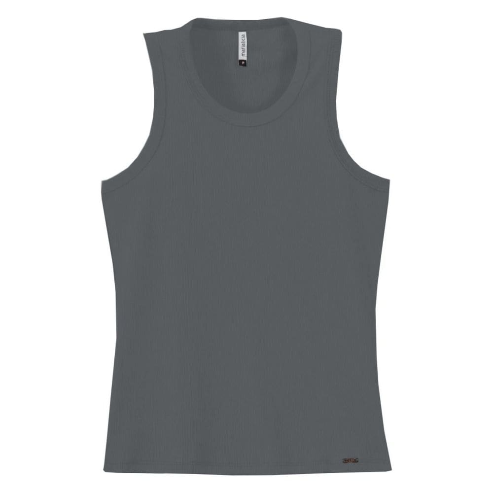 Regata Feminina Malha Canelada Marialicia Ref. 52257