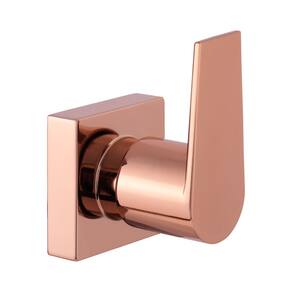Acabamento Registro Alavanca Rose Gold Chuveiro Padrão Deca
