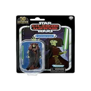 Boneco de ação Hasbro Star Wars The Vintage Collection Luminara Unduli Clone Wars 9cm