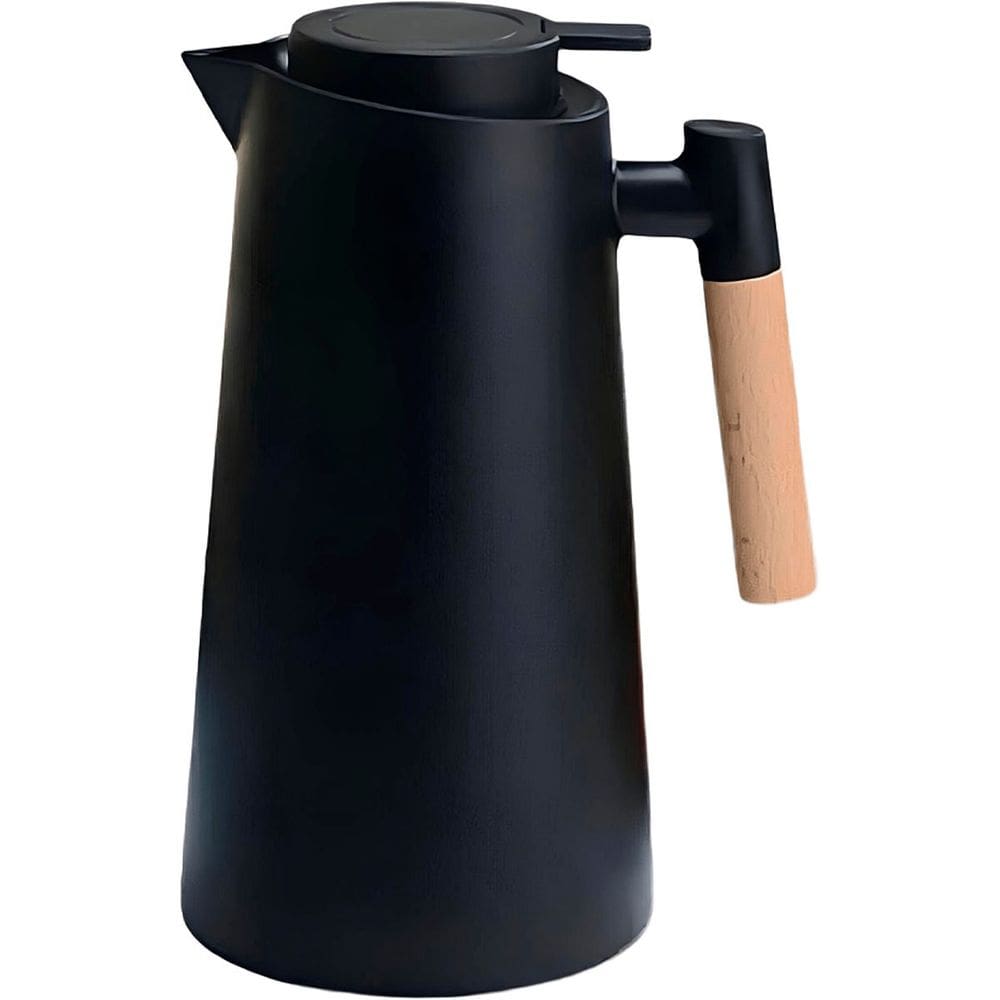 Garrafa Térmica De Mesa Nórdica Preto Café Chá Chimarrão 1L