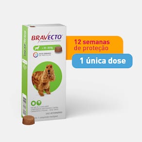 Antipulgas e Carrapatos MSD Bravecto para Cães de 10 a 20kg (500mg)