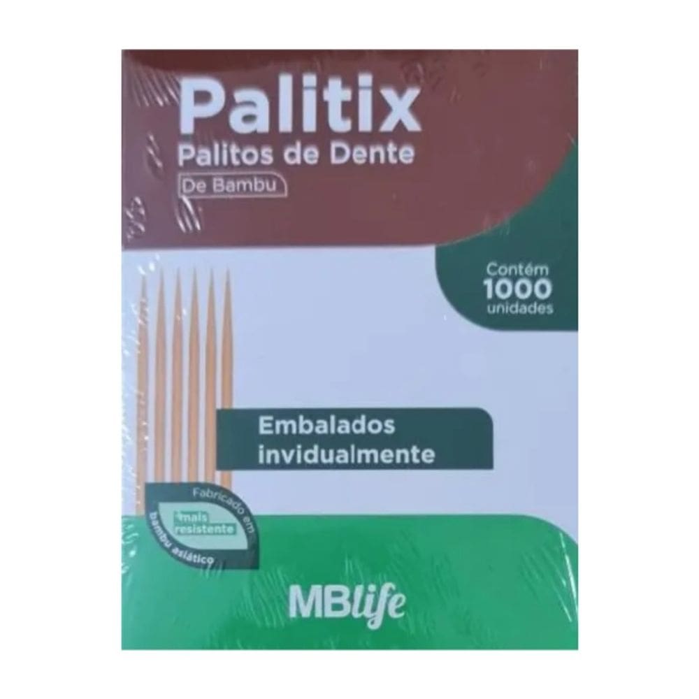 Sache Palitos De Bambu Palitix Caixa Com 1000 Un