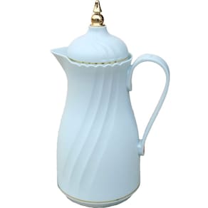 Garrafa Térmica Mesa Elegante Turquesa Claro Leite Café 1L