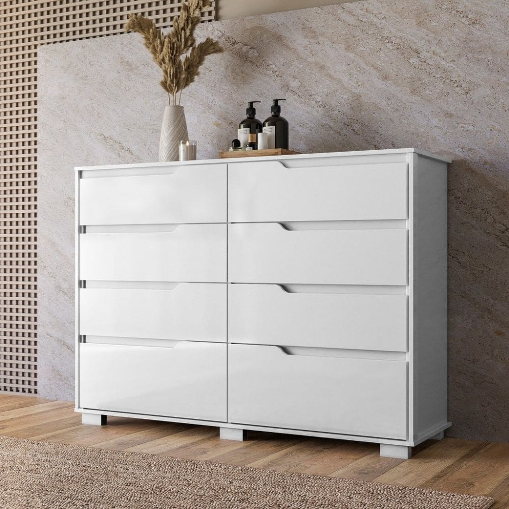 CÃ´moda Moval Georgia 8 Gavetas