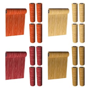 Papel Parede Adesivo Madeira Decorativo 4 Rolos 45Cm X 5M