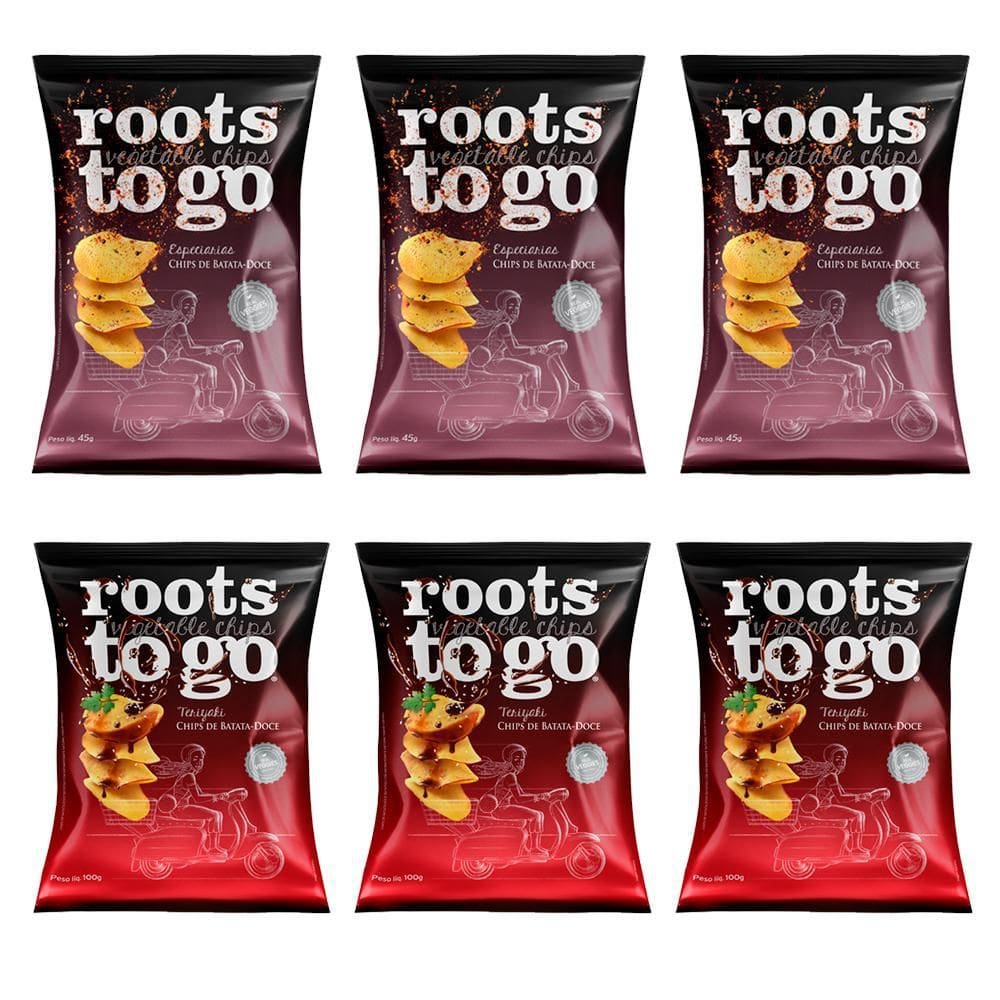 Kit Com 6Un Roots To Go Teriyaki E Especiarias 45G