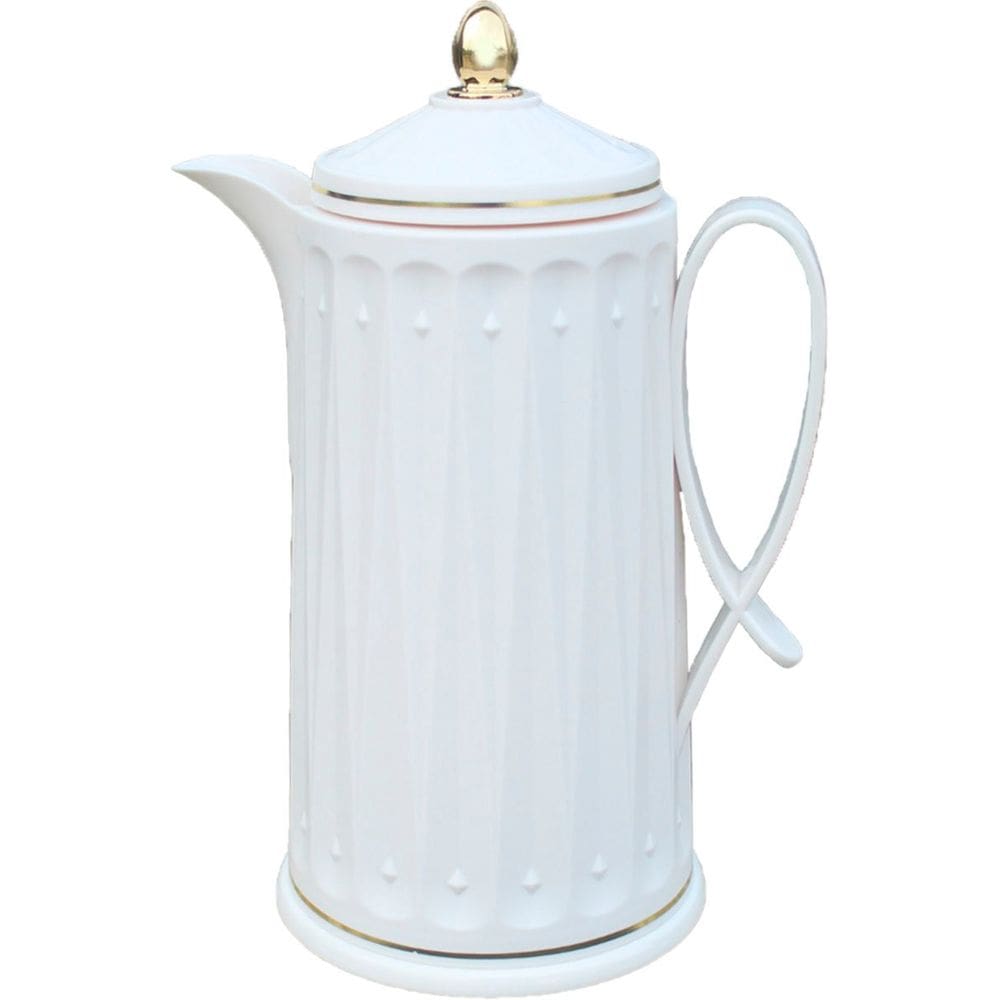 Garrafa Térmica De Mesa Cream Whlte Café Chá Leite De 1Litro