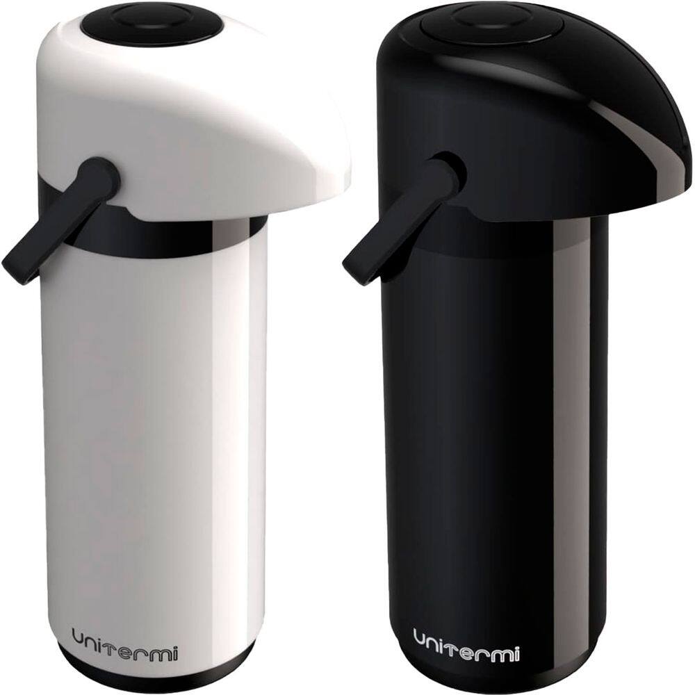 Kit 2 Garrafa Térmica Mesa Verona Pressão 1L Café Com Leite