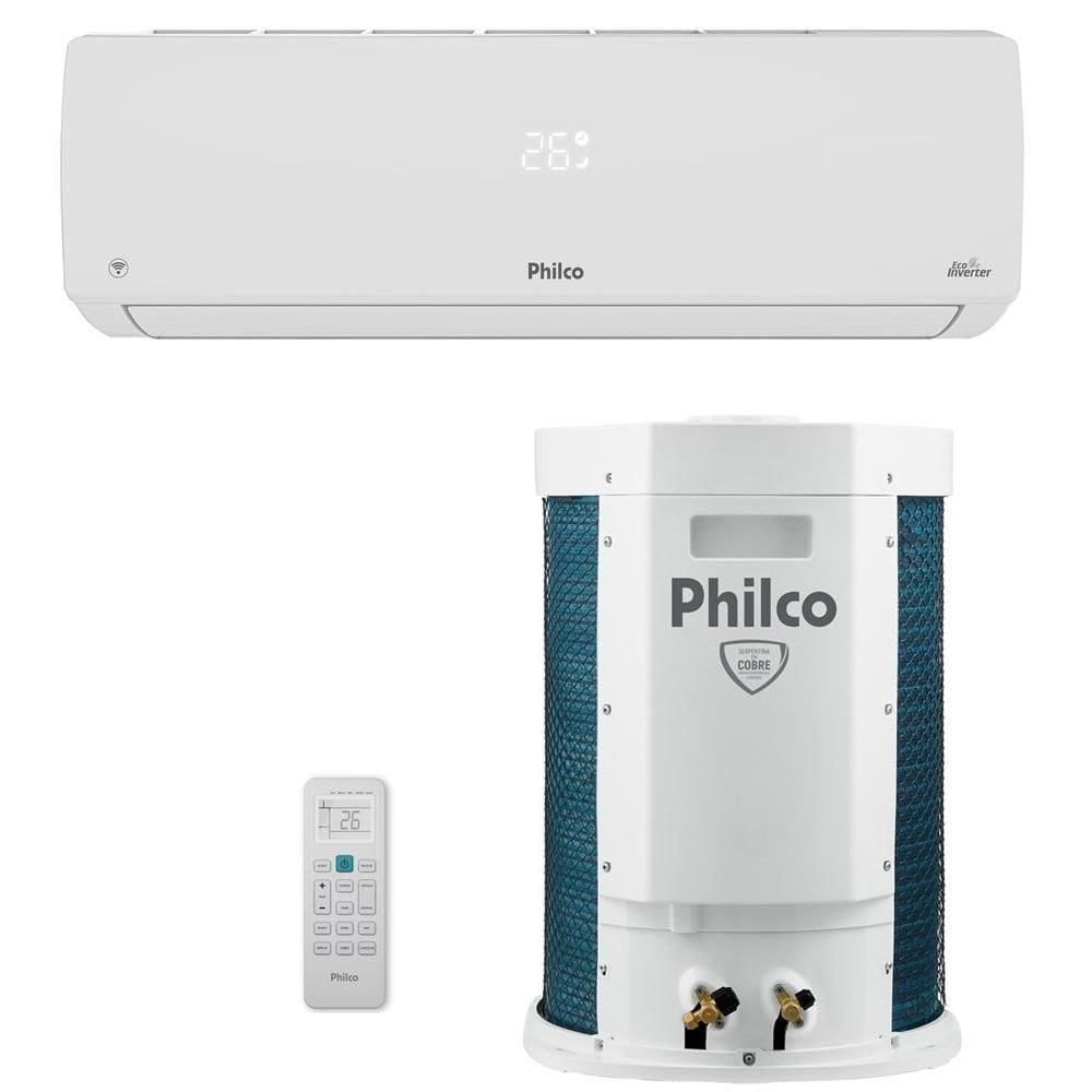 Ar Condicionado Philco Split Hi Wall Iner 24.000 Btu/h Quente E Frio Monofásico Branco PAC24000IQFM15 220V