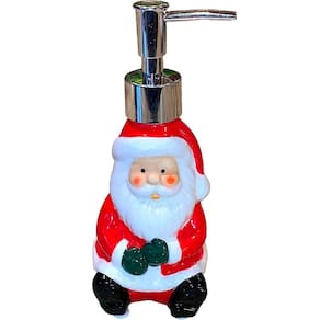 Saboneteira Liquida Banheiro Papai Noel Enfeite Natal 300ml