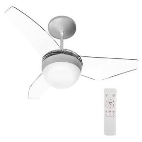 Ventilador Teto Controle Remoto 83cm Nano Cristal Bivolt