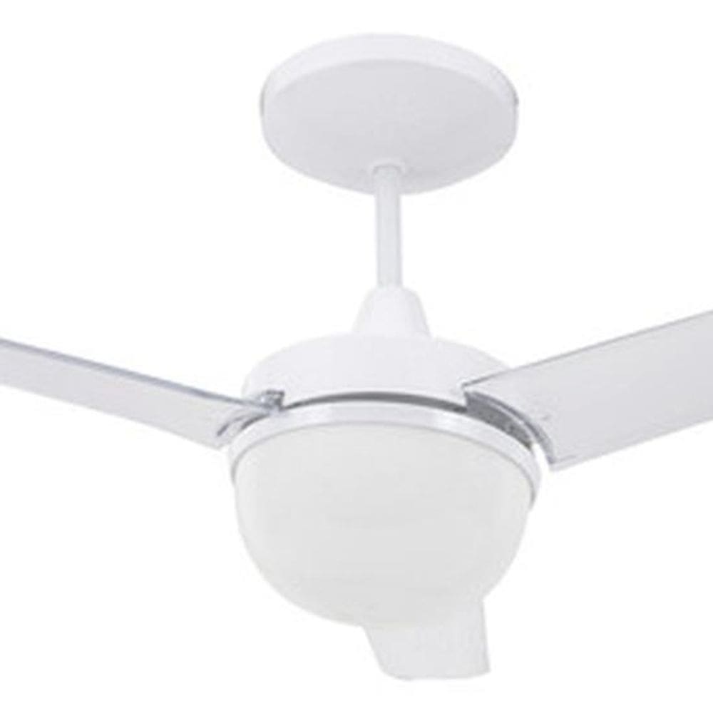 Ventilador Teto Controle Parede 90cm Cristal 127v Aliseu