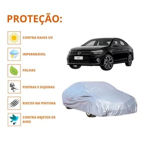 Capa Cobrir Carro Volkswagen Virtus Com Proteção Impermeável