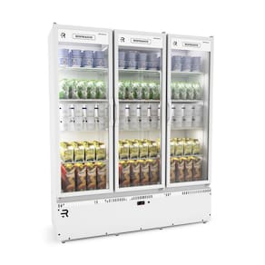 Auto Serviço Vanguard Resfriados Expositor 3 Portas 0 a 7 ºc Asvr3pbb Branco/branco 220v - Refrimate