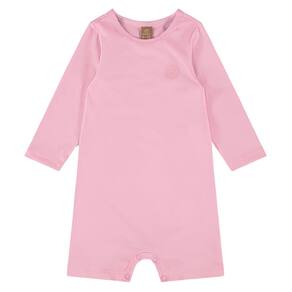 Macaquinho Praia Bebê e Infantil Proteção UV Rosa Prisma Up Baby