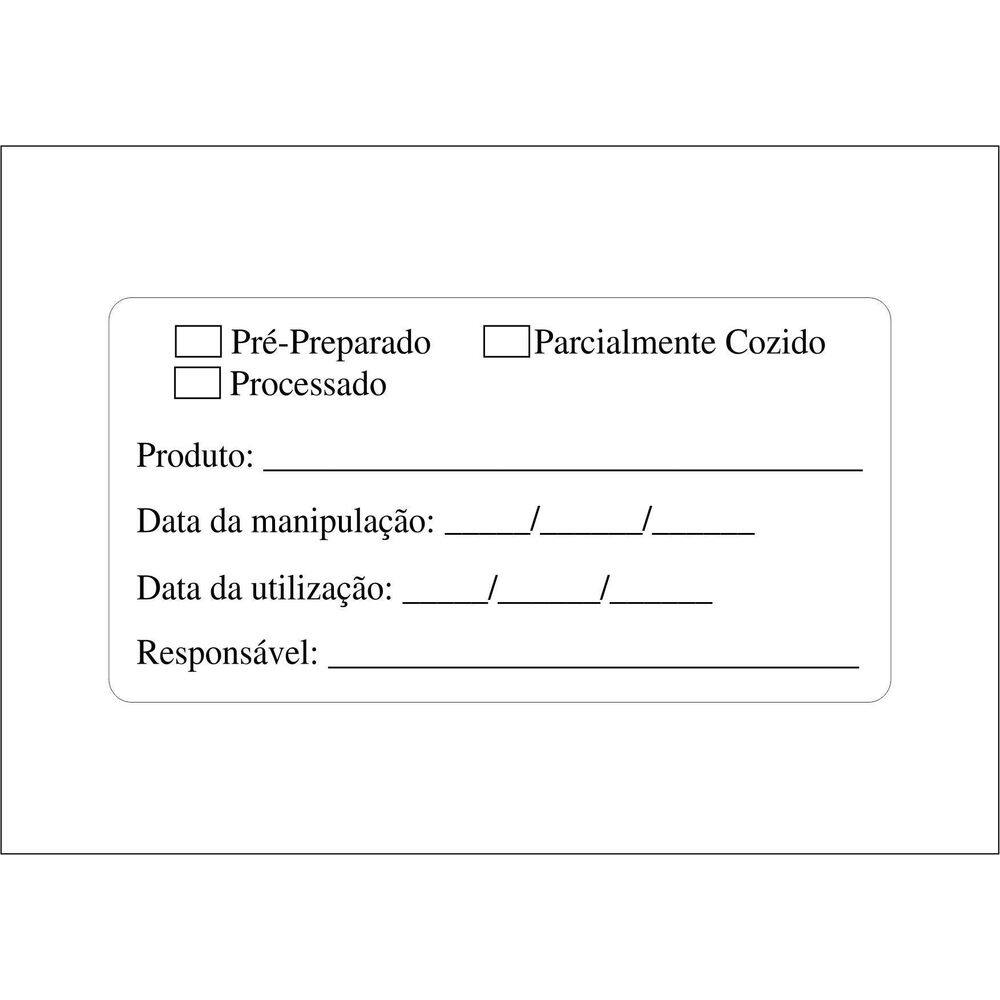 Rolo Com 1.000 Etiquetas Adesivas Bopp - Modelo 1