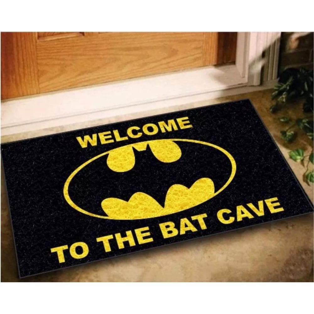 Tapete Capacho Welcome Bat Cave 60X40 Batman