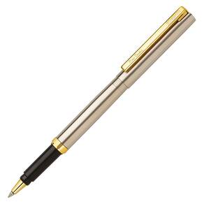Caneta Rollerball Pierre Cardin Monza Aço C/Dourado