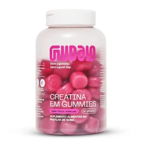 Creatina Em Goma Frutas Vermelhas 60 Un - Guday
