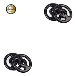 Kit Par De Halter 40Cm C/Presilha + 8Kg Anilhas Emborrachada