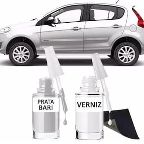 Tinta Tira Risco Retoque Automotivo Fiat Prata Bari Prata