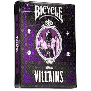 Baralho Bicycle Disney Vilões Jogos Magica Coleção De Cartas Copag