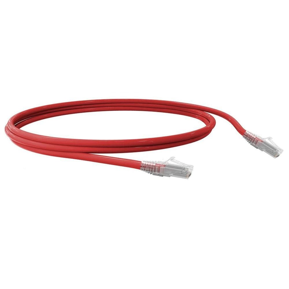 Patch Cord U/Utp Cat.6 Cmx T568A/B 1.5 Metro Vermeho